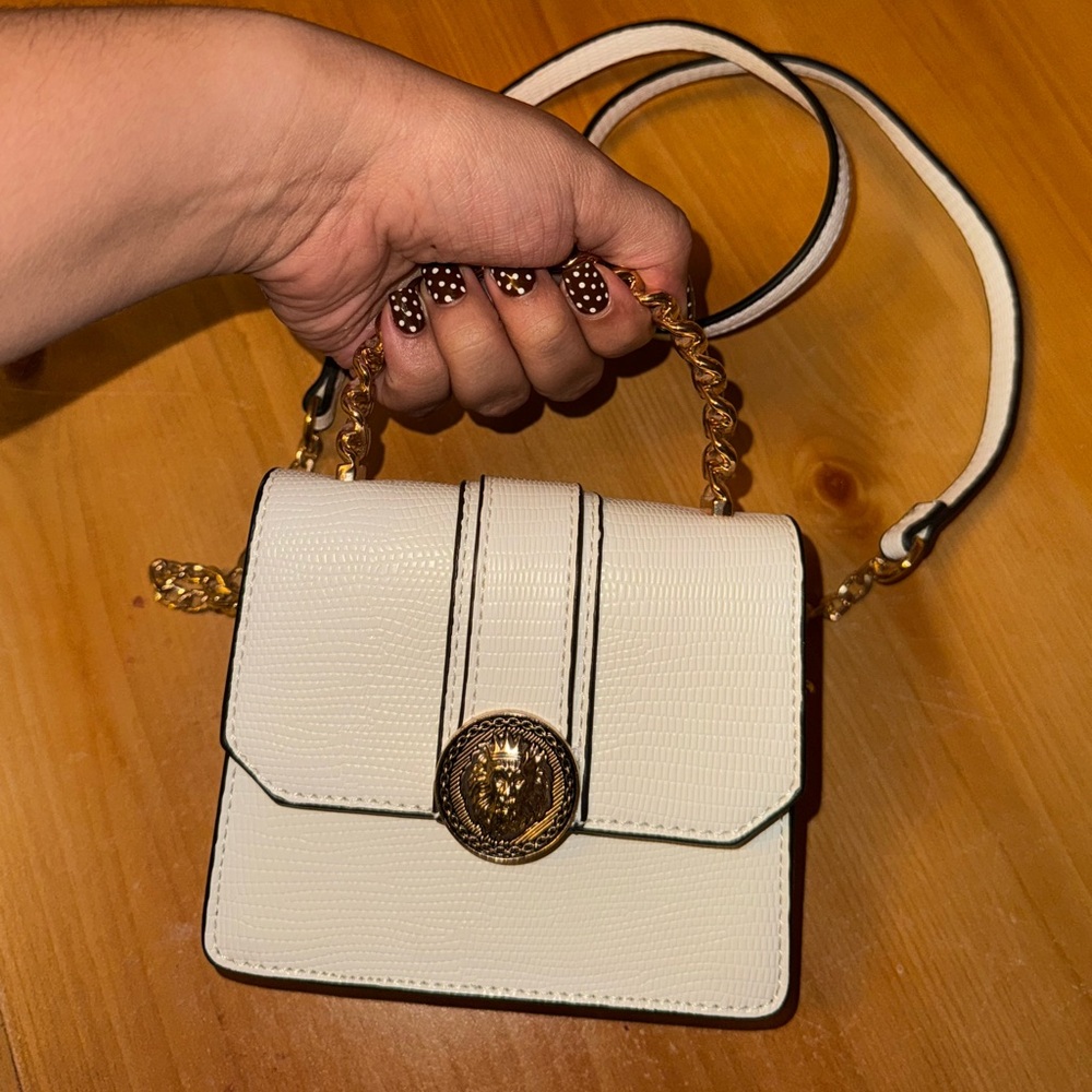 Aldo White Crossbody Bag